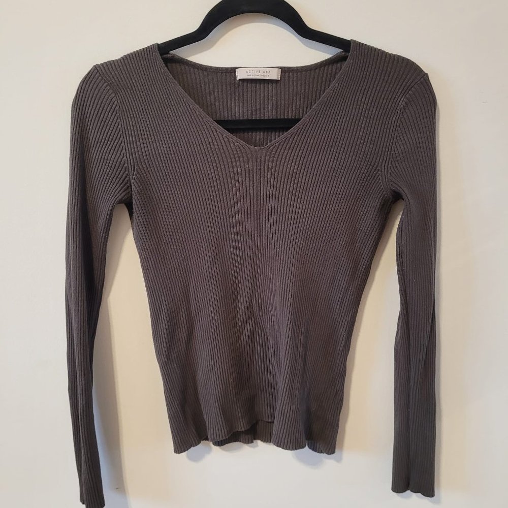 Ribbed Long Sleeve
